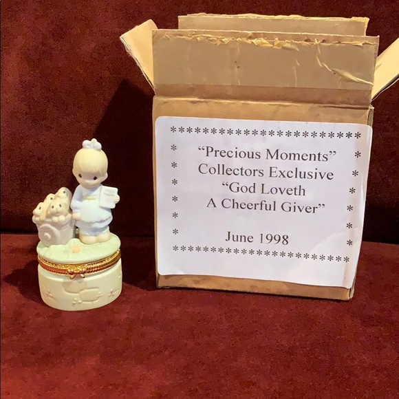 NEW Jewelry Box mini Precious Moments figurine - Picture 9 of 9